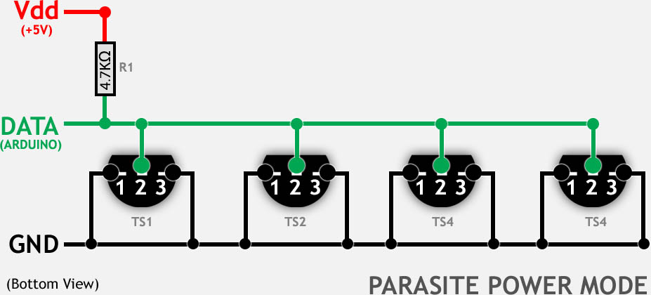 ds18b20 parasite power